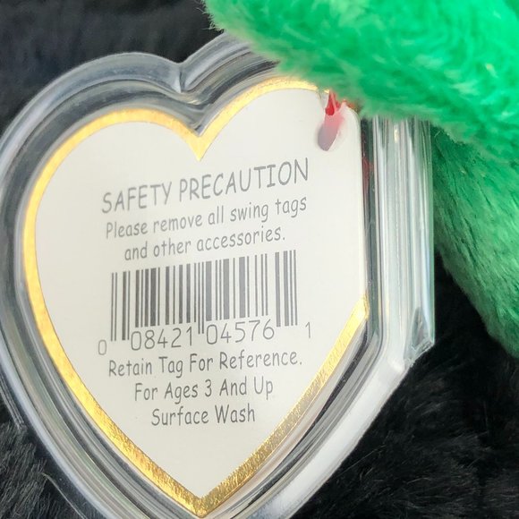 RARE RETIRED Dublin The Bear Ty Beanie Baby 2002 with Hologram NEW Collectible - Picture 5 of 11